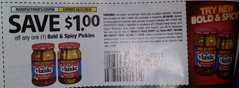 Vlasic Coupon