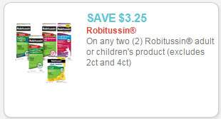 robitussin coupon