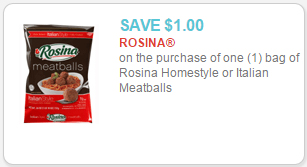 rosina meatballs coupon