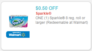 sparkle paper towels coupon
