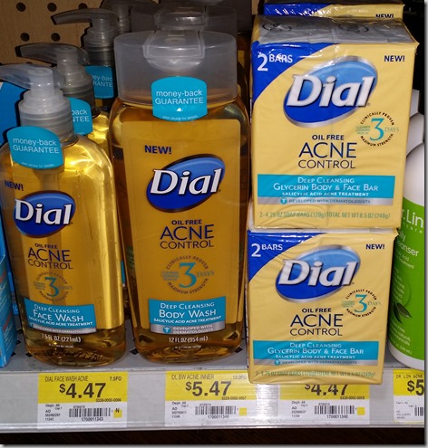 Save Up to $9.00 on Dial Acne Control Products at Walmart!