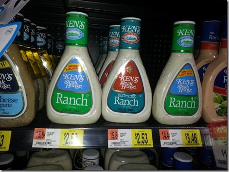Ken’s Dressing Just $1.61 At Walmart!
