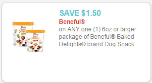 beneful baked delights coupon