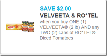 Velveeta and Ro-Tel Coupon