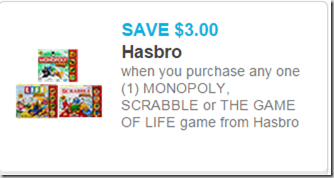 Monopoly Coupon