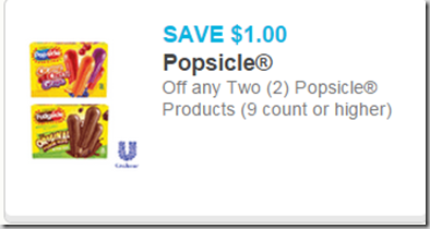 Popsicle Coupon