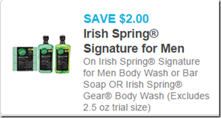 Irish Spring Signature Coupon