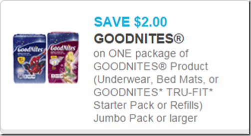 GoodNites Coupon
