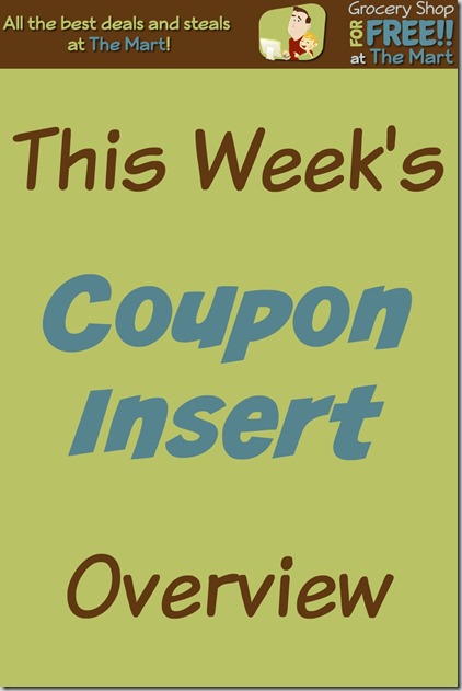 3/1 Coupon Insert Overview