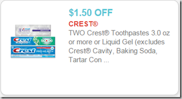 Crest Coupon