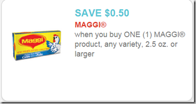 Maggi Printable Coupon