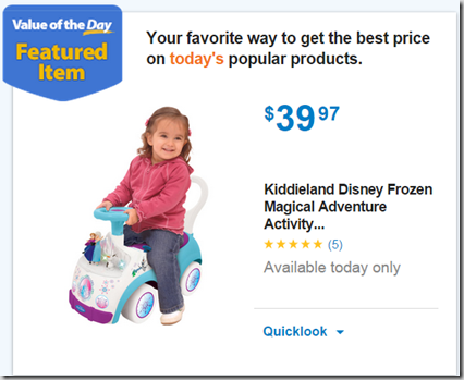 Walmart Values of the Day: SanDisk 32GB Card Just $10 or Disney Activity Ride For $39.97! Walmart Values of the Day: SanDisk 32GB Card Just $10 or Disney Activity Ride For $39.97!