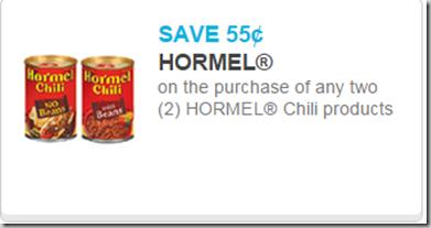 Hormel Chili Coupon