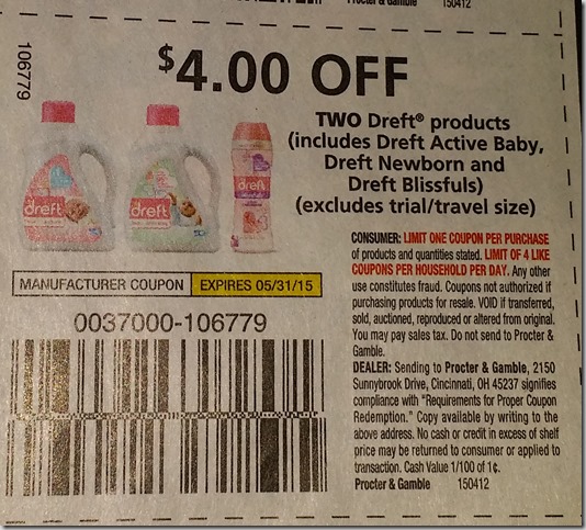 UPDATE: Dreft Deal is Dead…Kind Of