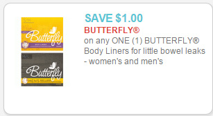 butterfly liners coupon