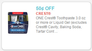 Crest Toothpaste as low as $2.17 at Walmart!
