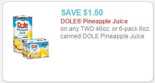 dole pineapple juice coupon