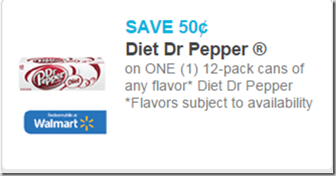 Walmart Price Match Deal: Diet Dr Pepper 12pks Just $2.16!