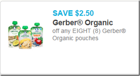 Gerber Organic Pouches Just $1.12 at Walmart