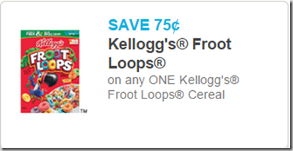 New Printable Coupons for Kellogg’s Pop-Tarts and Froot Loops and Walmart Matchups!