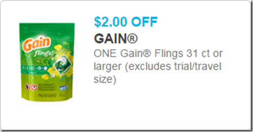 New Printable Coupons for Gain, Bounce and Downy
