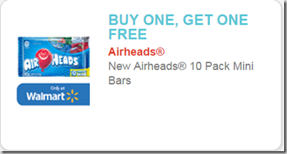 Airheads 10pks Just $.64 at Walmart!