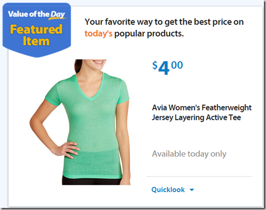 Walmart Values of the Day: Rivel Turkey Roaster for $14.88 or Avia Women’s V-Neck Tee for $4.00! Walmart Values of the Day: Rivel Turkey Roaster for $14.88 or Avia Women’s V-Neck Tee for $4.00!