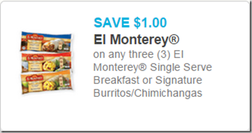 El Monterey Burritos Just $.67 at Walmart!