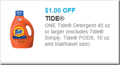 Save Up To $6.00 on Tide Detergent Products at Walmart!