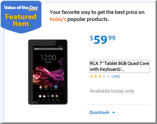 Walmart Values of the Day: Happy Camper Tent Just $22.69 or RCA 7” Tablet for $59.99! Walmart Values of the Day: Happy Camper Tent Just $22.69 or RCA 7” Tablet for $59.99!