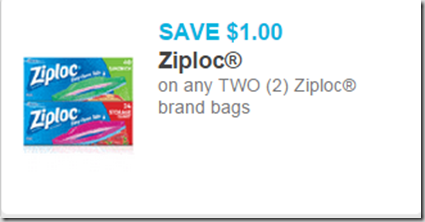 Ziploc Bags Just $.98 at Walmart!