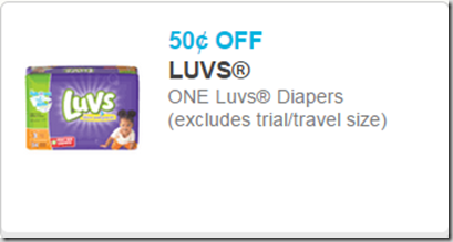 Tomorrow Only: Luvs Diapers Just $4.25 at Walmart or Safeway!