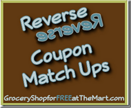 4/26 Reverse Coupon Matchups!