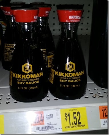 FREE Kikkoman Soy Sauce and Hidden Valley Dip with Overage at Walmart!