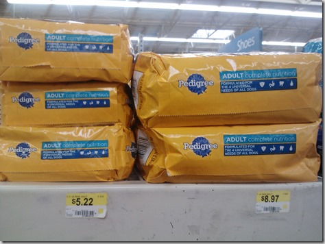 Pedigree Dog Food Starting at $.58 at Walmart!