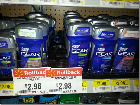 Speed Stick Gear Deodorant Just $.48 at Walmart!
