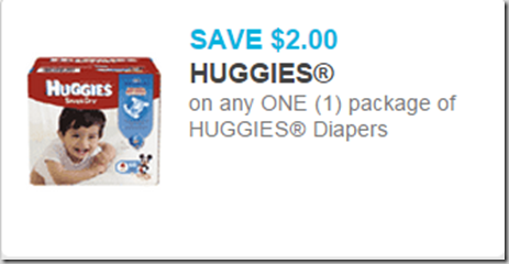 New High Dollar Coupons for Huggies Diapers and Wipes!