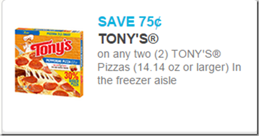 Tony’s Pizzas Just $1.46 at Walmart!