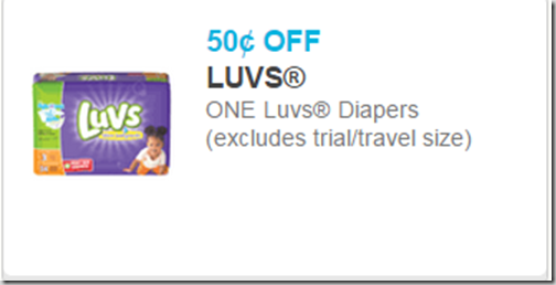 Walmart Price Match Deal: Luvs Diapers Just $4.50 All Weekend!