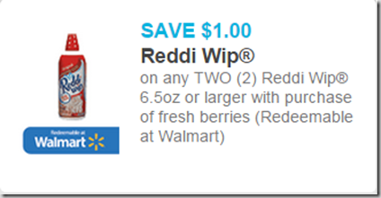 New Printable Coupon for Reddi Wip and Berries! New Printable Coupon for Reddi Wip and Berries!