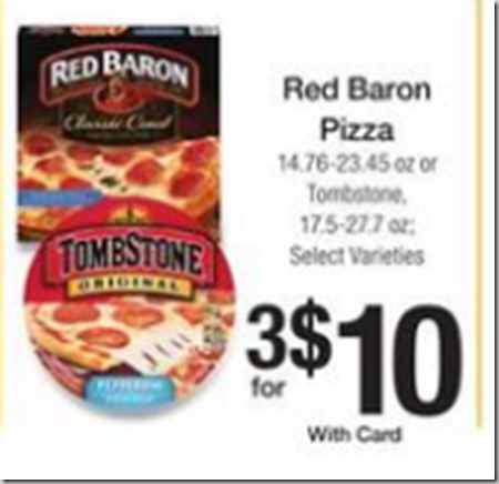Red Baron Brick Oven Pizza Just $1.03 at Walmart!