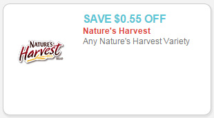 nature's harvest coupon