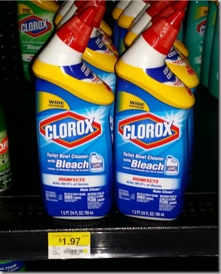 Clorox Bleach or Toilet Cleaner for $.97 at Walmart!