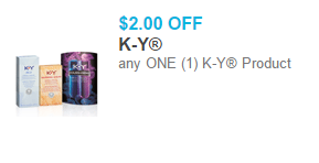 K-Y Product Just $.94 at Walmart! 