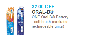 Oral-B Toothbrushes As Low As FREE at Walmart! 