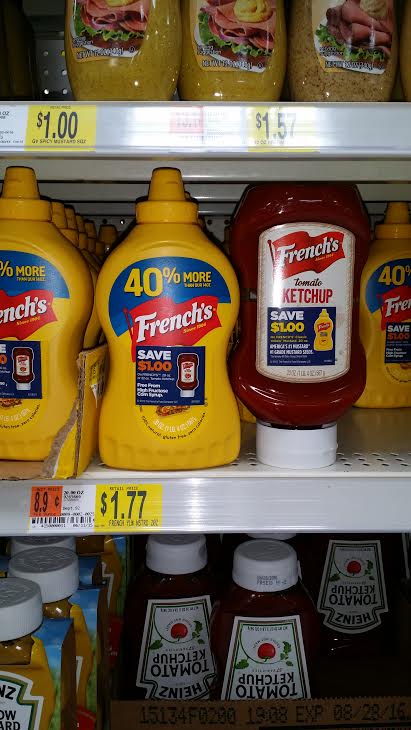 FREE French’s Mustard & Ketchup At Walmart With $0.66 Overage!