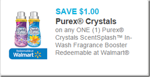 FREE Purex Crystals ScentSplash at Walmart! FREE Purex Crystals ScentSplash at Walmart!