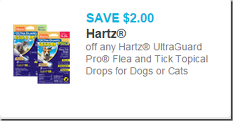 Save $2 on Hartz Ultraguard Pro Topical Flea and Tick Drops at Walmart!