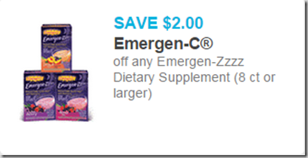 New High Dollar Coupon for Emergen-Zzzz Sleep Aid!