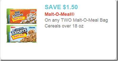 Malt O Meal Cereal Just $2.08 a Bag at Walmart! Malt O Meal Cereal Just $2.08 a Bag at Walmart!
